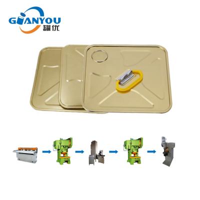 China Other Sets 15L Semi-automatic Tin Can Lid Bottom End Cap Making Machine Line en venta