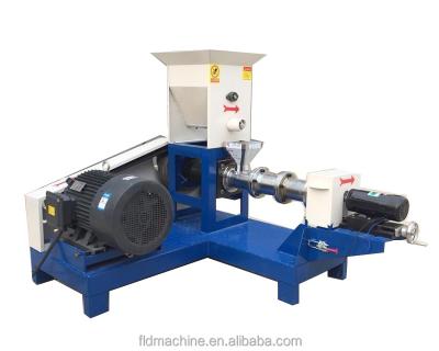 China low consumption fish feed pellet making machine 2mm catfish food extruder for poultry for sale