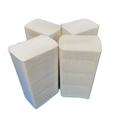 China Soft Recycled Pack V-fold Hand Towel Paper Pulp White V-Folded 1 Ply Strong Water Tissue Paper Towel Wet Tissue Paper For Hand Cleaning for sale