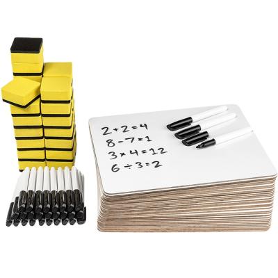 China Office.Home A4 9*12inch Double Side White Dry Erase Board for sale