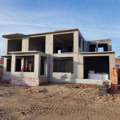 China Construction works precast concrete villas machines, production of precast concrete houses for sale