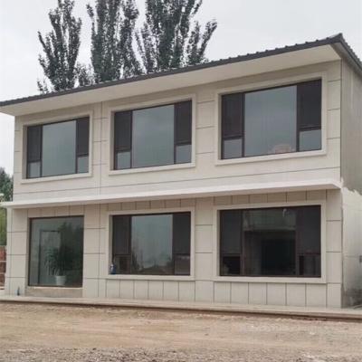 China Construction works wholesale prefab modular house production machines, concrete block house mold machine for sale