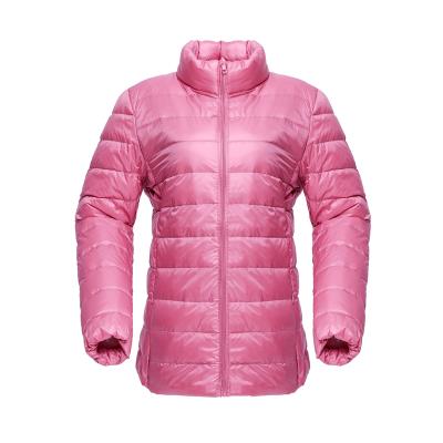 China 2022 Winter Women's Casual Light Down Basic Warm Jackets Comfortable Slim Fit Women's Jacket Nylon Coats Women's Casual Hoodie Coats for sale