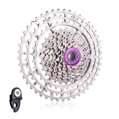 China MTB Bike Drop Out 10 Speed 46T Ultralight 10s CNC Bicycle Drop Out Sprocket Bike Parts for sale