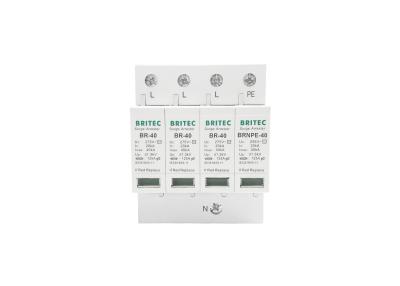 China trilho industrial do RUÍDO de 40kA 275V 255V 100Arms tipo de 3 fases - 2 SPD à venda