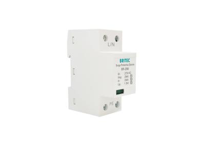 China Type 1+2+3 Surge Protection Devices 25kA 1 Pole AC Surge Protector for sale