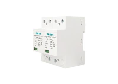 China Type 1 Lighting Arrestor 2P 50kA Surge Protection Devices Low Voltage Class I for sale