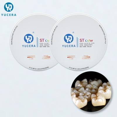 중국 98*10mm 6.07g/Cm3 CAD 캠 치아 산화 지르코늄 디스크 판매용