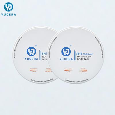 China 98x14mm mehrschichtige vor schattierte Blöcke Zirkoniumdioxid-900MPA zu verkaufen