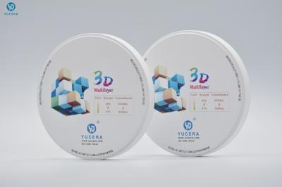 Κίνα 3 διαστατικός φραγμός Zirconia κλίσεων υπέρ πολυστρωματικός για τους πολύτιμους λίθους δοντιών προς πώληση