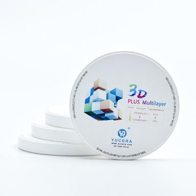 Κίνα Υψηλοί Translucency 57% οδοντικοί Zirconia δίσκοι 1050 MPA για το οδοντικό εργαστήριο προς πώληση