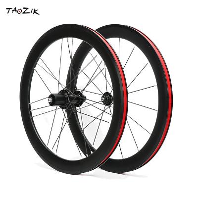 China Mountain Bikes TAOZIK 11 16/21 H Speed 4 Inch 406 Bearings 20 74 Mm 100 Mm Road Bike Folding Bike Wheel for sale