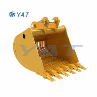 China Truck Crane Spare Parts Official Construction Machinery Excavator Standard Rock Bucket for sale