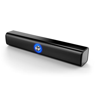 China Amazon AirPlay Subwoofer 20W TF Card Blu-ray Switch Hot Selling Portable Speaker 60mm Soundbar Support Cool Home Theater Speakers for sale