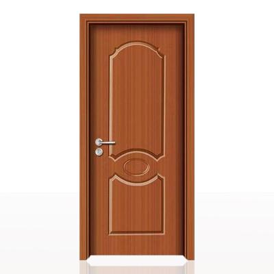 China Melamine-Door Modern Solid Wood Compound Interior Modern Toilet Melamine Door Wood Skin for sale