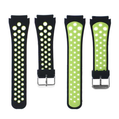 China Realease Quick Sport Replcement Watch Band For Samsung S3 Original Speed S3 Watch Band Silicone Dual-color Replacement Wrist Strap R770 for sale