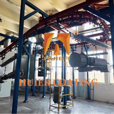 China Sistema de pintura por pulverización electrostática de válvula Línea de pintura electrostática de válvula grande en venta