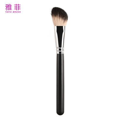 China A28 SGS Cepillo de maquillaje para el contorno del pelo de cabra fino con ferrule de cobre suave en venta