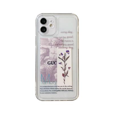 China New Creative Phone Shell Shape Shock Proof Protection For Iphone Flower Phone Case Purple Shockproof Mobile Phone Case for sale