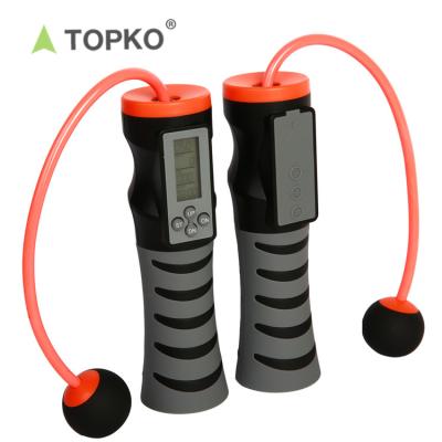 China TOPKO High Speed Wholesale Private Label Jumping Digital Jump Rope for sale