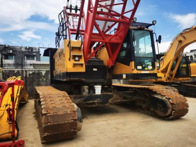 China 2020 Modelo Multifuntcionais usados guindastes de rastreamento com motor Isuzu Sany SCC750A à venda