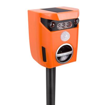 China Ultrasonic Disposable Smart Scarecrow Dog Reflector Pet Dog Pest Reflector Ultrasonic Solar Ultrasonic Pest Reflector for sale