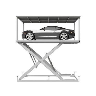 China Customize Car Lift Car Parking Lift Hydraulic Stationary In Floor Scissor Car Lift 5t for sale