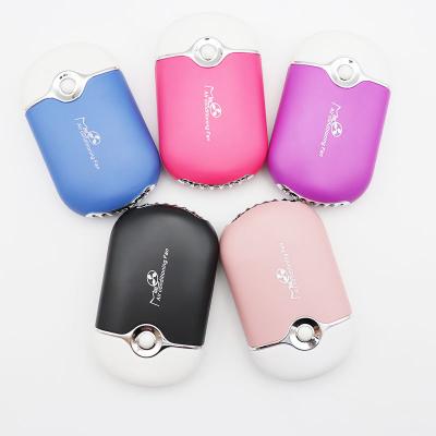 China Car Mini Portable Handheld Air Conditioner Rechargeable Fan for Planting Eyelash Grafting for sale
