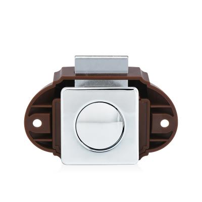 China RV/Motorhome cabinet lock.... Square Eastwu RV Caravan Motorhome Cabinets Cupboard Push Button Knob Locks for sale