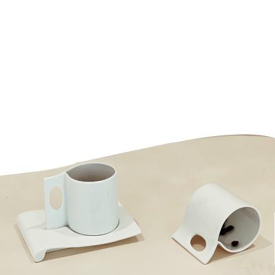 China Factory Price Minimalist Chinese High Temperature Burn Cup Reusable Ceramic Coffee Mug for sale