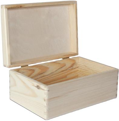 Cina Decorazione bianca grande scatola di legno 20cm x 30cm deposito souvenir scatola di legno semplice in vendita