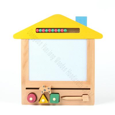 China Houten magnetisch tekentafel, Doodle Pad No-mess schilderspel voor peuters 3+, herbruikbaar uitwisbaar Montessori-speelgoed Te koop