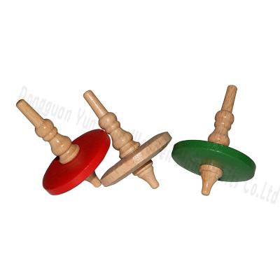 China Wooden Spinning Tops Set – Classic Handcrafted Toys for Kids & Adults, 3 Colors (Red, Nature, Green) – Montessori Balance Toy, Party Favors for sale