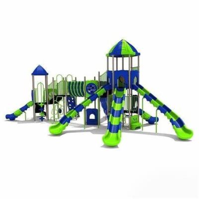 China Equipo de patio de juegos de plástico, tobogán acuático, color personalizado en venta