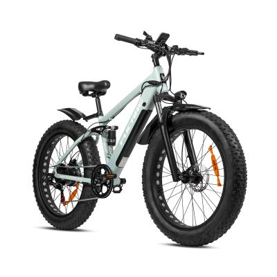 China Aluminum Alloy 48V 350W 20 Inch E Bike Full Suspension 7 Speed Ebike Mountain Folding Electric Bicycle For Adults for sale