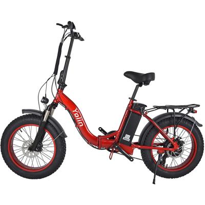 China 2021 Aluminum Alloy Lithium Battery 48v Aluminum Alloy 7 Speed E Electric Bike Folding for sale