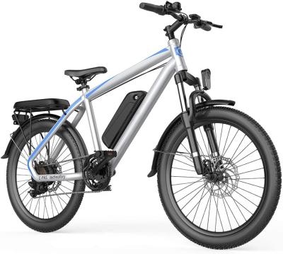 China Whosale Cheap Powerful High Speed E-bike Aluminum Alloy Electric Bike 26inch 350W Mountain Bike for sale