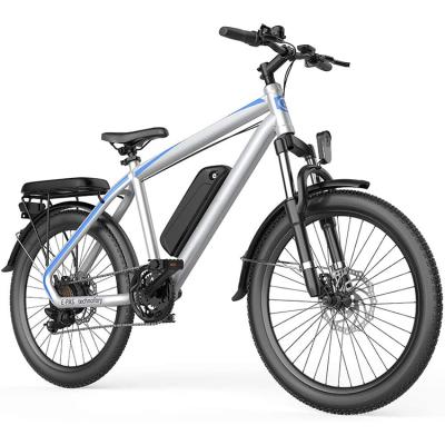 China 2021 Cheap Powerful Whosale Aluminum Alloy 26 E Inch 350W Mountain Bike China City High Speed Electric Bike for sale