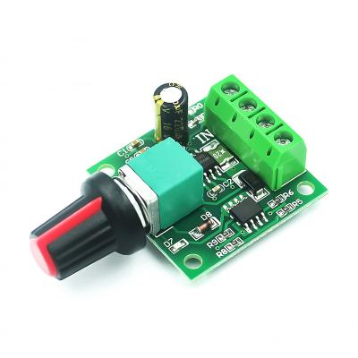 China 1803BK PWM DC Controller 1.8V 3V 5V 6V 12V 2A Drip Proof Motor Speed Switch for sale