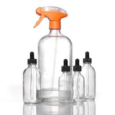 China 30 ml 50 ml lege cosmetische ontwerper unieke glazen vloeibare lotion olie fles met pomp Te koop