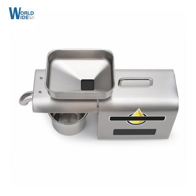China Hotels small cold and hot coconut peanut sunflower oil press machine screw oil maker for home for sale