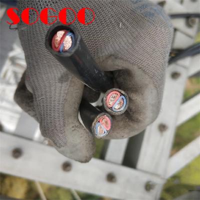 Chine câble d'alimentation 600V 2586 RRU type D 2x10AWG/2x6mm² bouclier pour extérieur à vendre