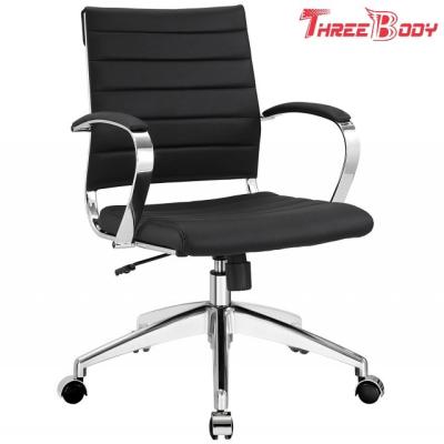 Chine Mi chaise arrière de bureau exécutif, chaise en cuir noire confortable de bureau à vendre