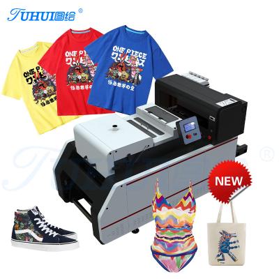 China Garment Shops 30cm A3 High Speed DTF All in One Printer Pet Film Inkjet T-shirt Printing Machine with i3200 Dual Printhead for sale