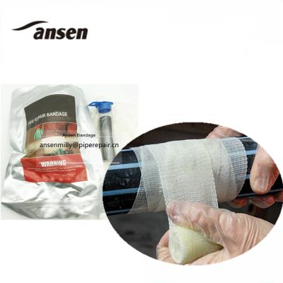 China High Quality Polyurethane Resin Fiberglass Tape Pipe Repair Bandage for Leak Repair for sale
