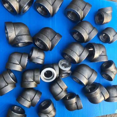 Chine Forged Pipe Fittings 90° Elbow SW1/2” 3000# ASTM A105 ASME B16.11 à vendre