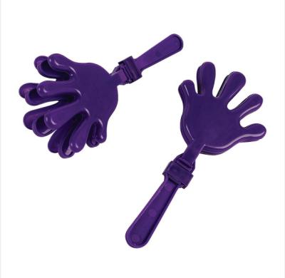 China Noisy Maker Purple Hand Clappers Noisemakers 7.5 Inch Assorted Plastic Noisemakers for Sports Parties and Concerts Party Favors for Children for sale