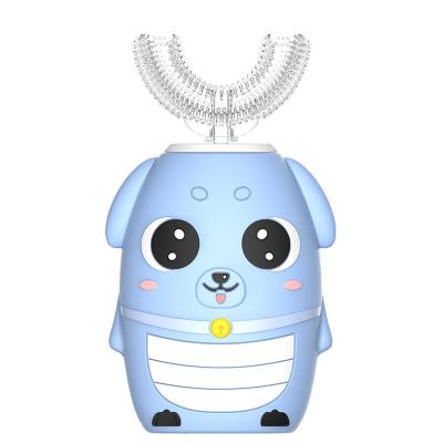 China USB Rechargeable 360 Automatic Silicone Sonic Electric Toothbrush U-Shape For Kids for sale