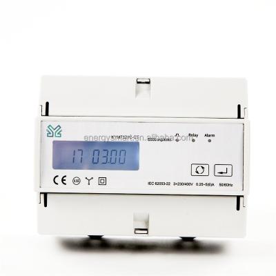 China tuya three phase wifi smart current transformer connect prepaid energy meter KYM7321C-CT for sale