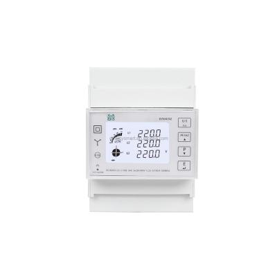 China 2 Tariff Signal Switching Source Modbus Rs485 Dual Port Smart Electrical Power Meter Three Phase MI Approved for sale
